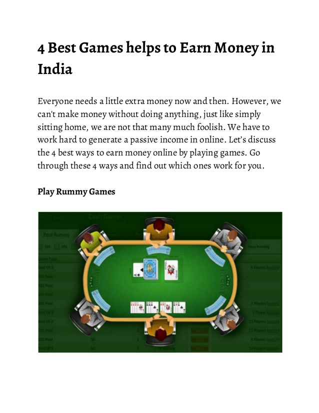 Best online game to earn money in india